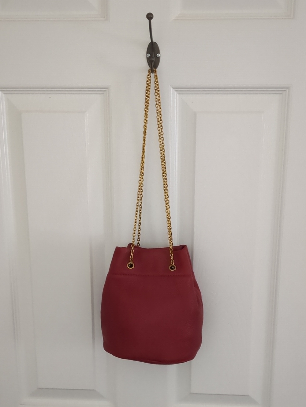 HOBO Jovie Mini Bucket Bag - Scarlet Red Leather